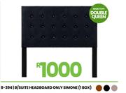 Simone (1 Box) B/Suite Headboard Only
