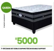 Edblo Daphne 152cm Double Support Queen Base Set