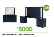 Valerie 2PC (5 Boxes + 1 Hardware Box) B/Suite