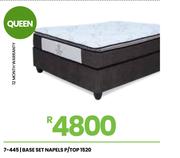 Napels P/Top 1520 Queen Base Set