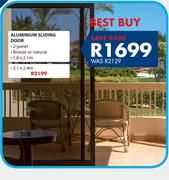Aluminium Sliding Door 2.1 x 2.4m