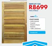 Chamber Value Pivot Door 1200 x 2032mm