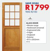 Swartland Glass Door 813 x 2032mm PD10