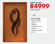 Swartland Pivot Door 1290 x 2115mm DIFPD101