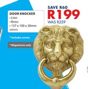 Door Knocker 137 x 100 x 30mm