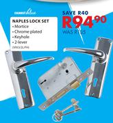 Chamber value Naples Lock Set