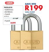 Abus Padlock-2Pack