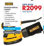 Dewalt 280W Random Orbital Sander Including Dust Bag DWE6423-QS