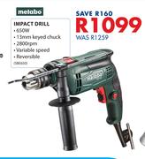 Metabo 650W Impact Drill SBE650