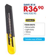 Stanley 18mm Trim Knife(0-10-151)