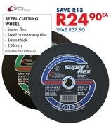 Grinding Techniques Steel Cutting Wheel 3mm Thick 230mm(3100A4QHFA3000SZA)-Each