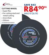 Grinding Techniques Cutting Wheel 3mm Thick 350mm(3100A8SHGA300RZA)-Each