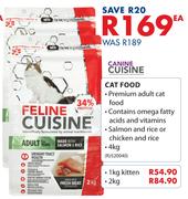 Canine Cuisine Cat Food-4Kg Each