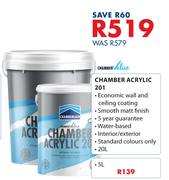 Chamber Value Chamber Acrylic 201-20Ltr