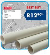 Eurolux Conduit Tubing-20mm x 4m Ea
