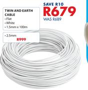 Twin & Earth Cable-1.5mm x 100m