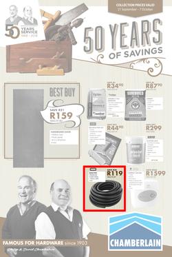 Chamberlains : Famous For Hardware (21 Sep - 7 Oct 2018), page 1