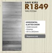 Horizontal Slatted Door-813 x 2032mm