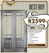Double Glass Door