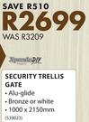 Xpanda Diy Security Trellis Gate-1000 x 2150mm