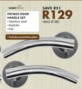 Chamber Value Patmos Door Handle Set