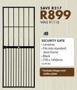 B Security Gate-770 x 1950mm