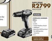 Metabo Cordless Hammer Drill