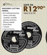 Grinding Techniques Masonry Cutting Wheel-Each