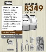 Rolson 30 Piece Tool Set