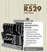 MTS 43 Piece Organisation System