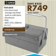 Groz Tooolbox-280 x 510 x 300mm
