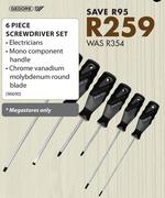 Gedore 6 Piece Screwdriver Set
