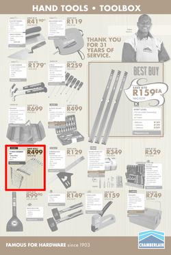 Chamberlains : Famous For Hardware (21 Sep - 7 Oct 2018), page 9