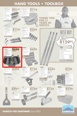 Chamberlains : Famous For Hardware (21 Sep - 7 Oct 2018), page 9
