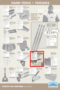 Chamberlains : Famous For Hardware (21 Sep - 7 Oct 2018), page 9