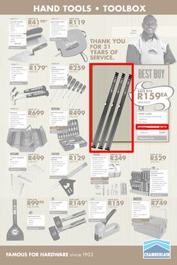 Chamberlains : Famous For Hardware (21 Sep - 7 Oct 2018), page 9