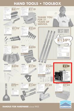 Chamberlains : Famous For Hardware (21 Sep - 7 Oct 2018), page 9