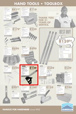 Chamberlains : Famous For Hardware (21 Sep - 7 Oct 2018), page 9