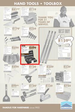 Chamberlains : Famous For Hardware (21 Sep - 7 Oct 2018), page 9