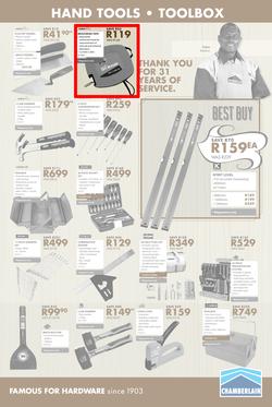 Chamberlains : Famous For Hardware (21 Sep - 7 Oct 2018), page 9