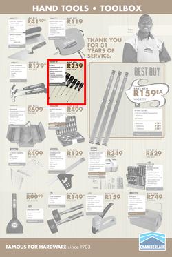 Chamberlains : Famous For Hardware (21 Sep - 7 Oct 2018), page 9
