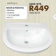 Splashworks Basin & Pedestal