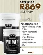 Chamberlain Plaster Primer 4-5Ltr