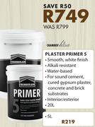 Chamberlain Plaster Primer 5-20Ltr