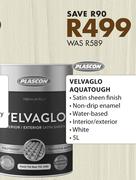 Plascon Velvaglo Aquatough-5Ltr