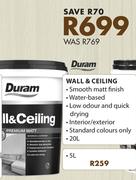 Duram Wall & Ceiling-5Ltr