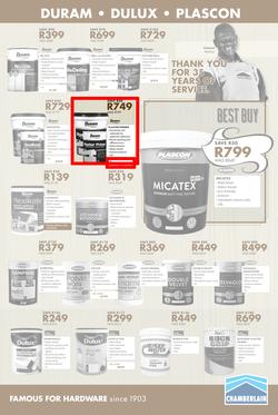 Chamberlains : Famous For Hardware (21 Sep - 7 Oct 2018), page 13