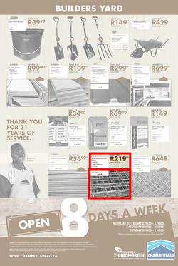 Chamberlains : Famous For Hardware (21 Sep - 7 Oct 2018), page 16