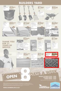 Chamberlains : Famous For Hardware (21 Sep - 7 Oct 2018), page 16
