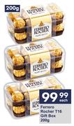 Ferrero Rocher T16 Gift Box-200g Each